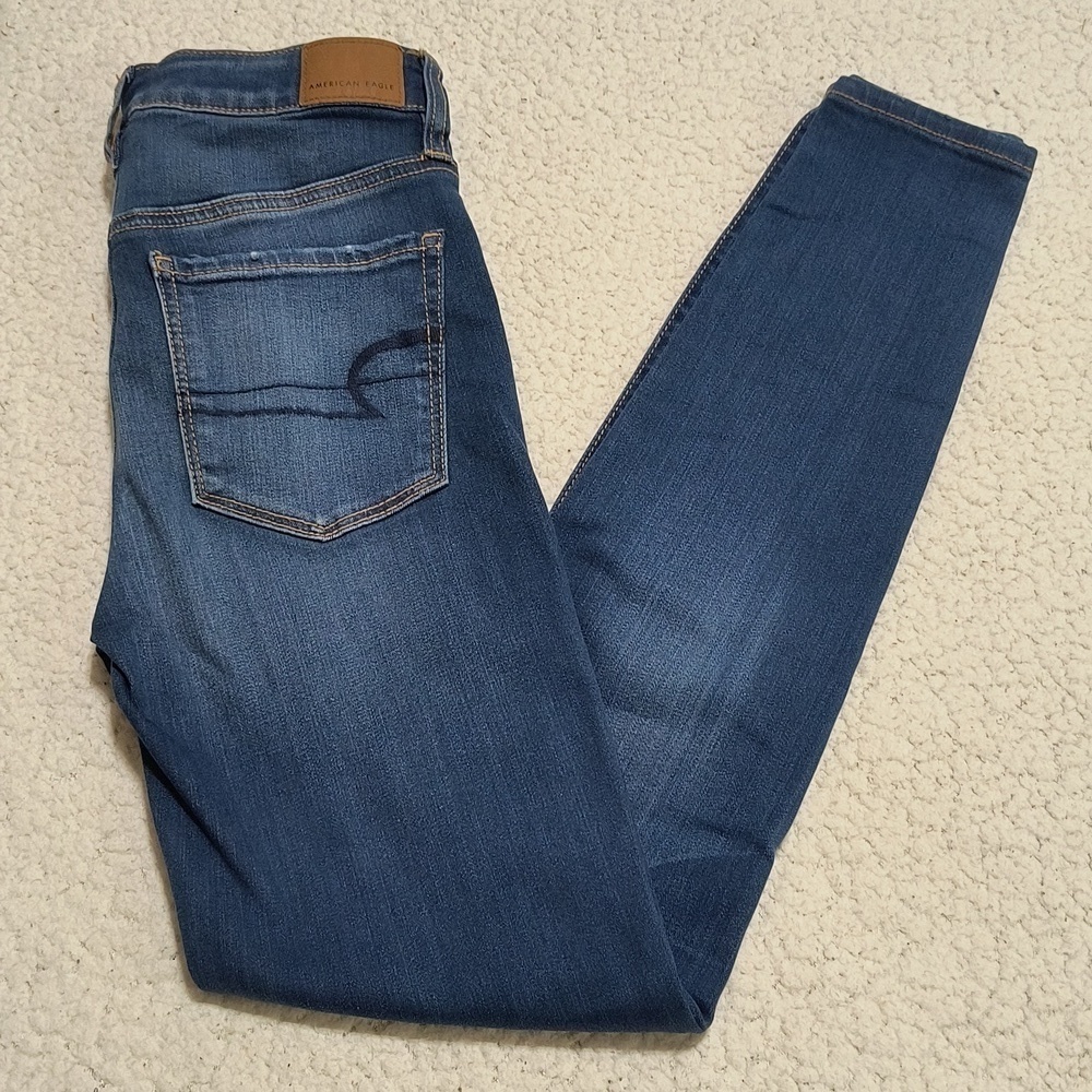 American Eagle Super Hi Rise Jeggings Size 2